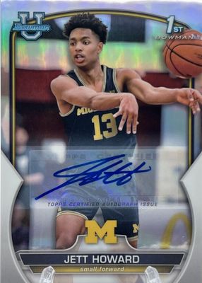 2022 Bowman Chrome University #39 Prospect Autographs - Refractor /499 (1st)