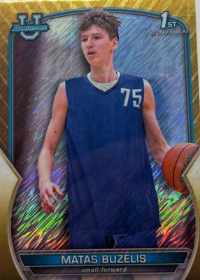 2022 Bowman Chrome University #84 Gold Refractor /50 (1st)