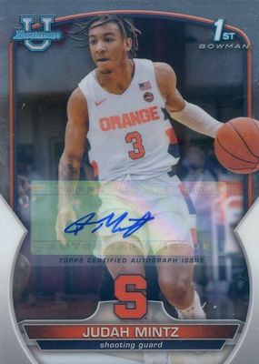 2022 Bowman Chrome University #33 Prospect Autographs (1st)