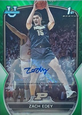 2022 Bowman Chrome University #79 Prospect Autographs - Green Refractor /99 (1st)