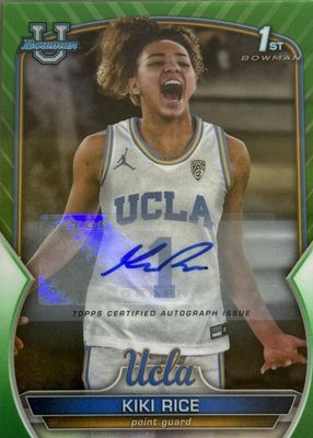 2022 Bowman Chrome University #24 Prospect Autographs - Green Refractor /99 (1st)