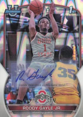 2022 Bowman Chrome University #8 Prospect Autographs - RayWave Refractor /199 (1st)