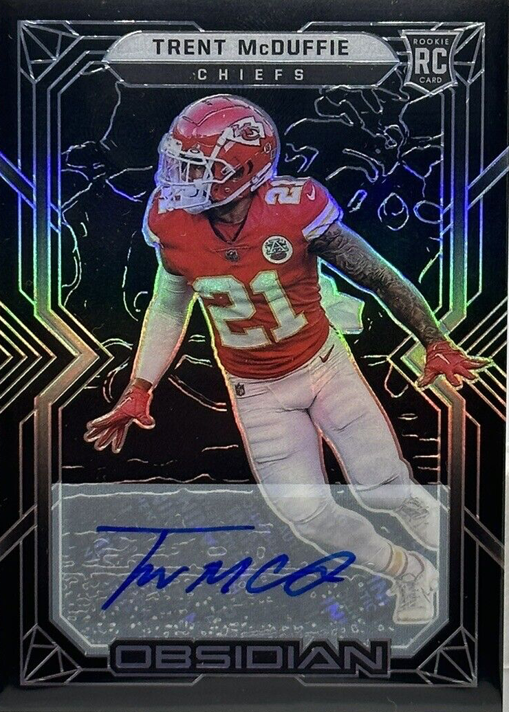 Trent McDuffie 2022 Obsidian #149 Rookie Autographs (/199) Price
