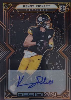 2022 Obsidian #104 Rookie Autographs - Electric Etch Orange /75