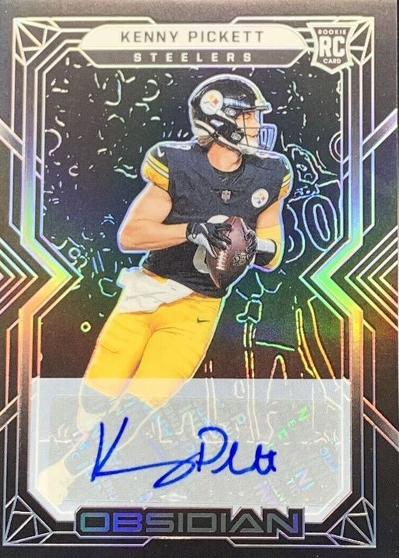 Kenny Pickett 2022 Obsidian #104 Rookie Autographs (/199) Rookie RAW