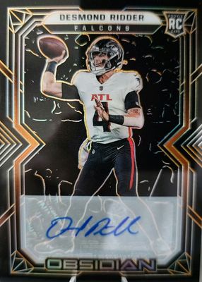2022 Obsidian #105 Rookie Autographs - Electric Etch Orange /75