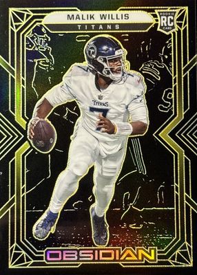 2022 Obsidian #102 Rookie Autographs - Electric Etch Yellow /25