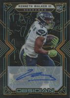 Kenneth Walker III 2022 Obsidian #108 Rookie Autographs - Electric