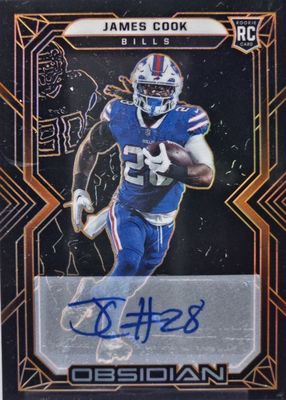 2022 Obsidian #109 Rookie Autographs - Electric Etch Orange /75