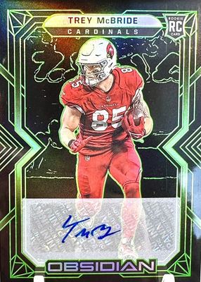2022 Obsidian #126 Rookie Autographs - Electric Etch Green /50