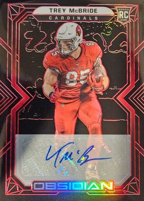 2022 Obsidian #126 Rookie Autographs - Electric Etch Red /10