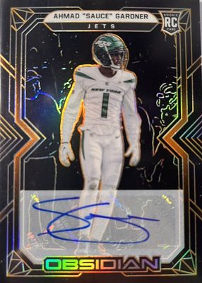 2022 Obsidian #131 Rookie Autographs - Electric Etch Orange /75