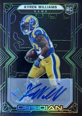 2022 Obsidian #147 Rookie Autographs - Electric Etch Green /50