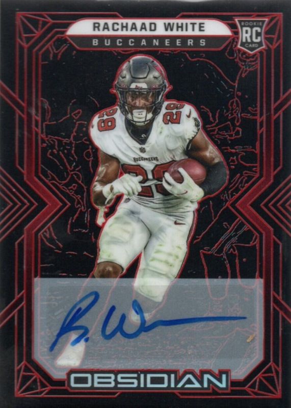 2022 Obsidian #163 Rookie Autographs - Electric Etch Red /10