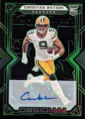 2022 Obsidian #120 Rookie Autographs - Electric Etch Green /50
