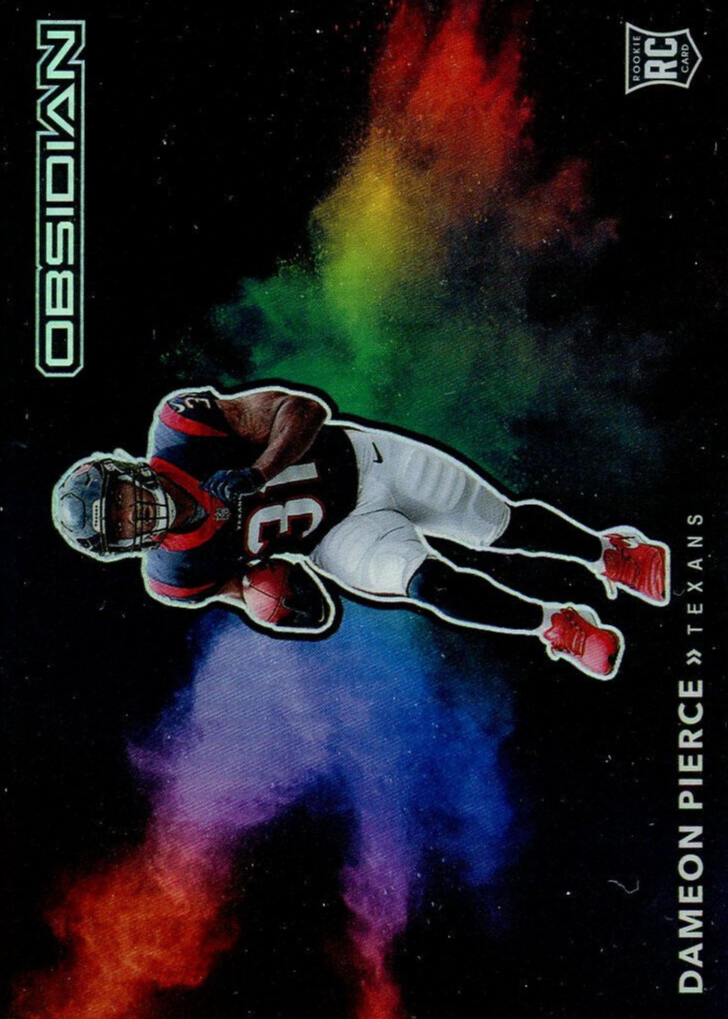 Dameon Pierce 2022 Obsidian #CCB-DPI Black Color Blast /(SSP