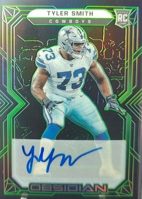 2022 Obsidian #160 Rookie Autographs - Electric Etch Green /50