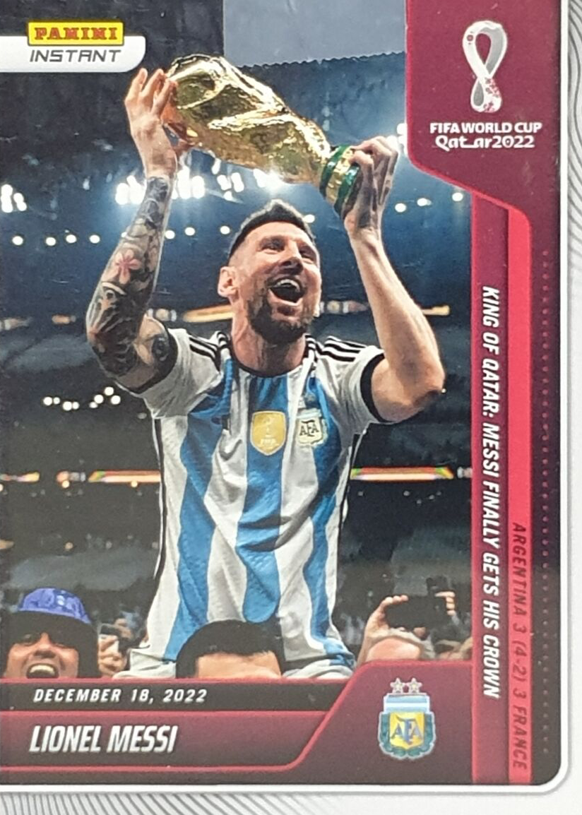 Lionel Messi 2022 Panini Instant World Cup #118 Base (Print Run