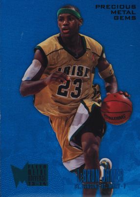 2013 Fleer Retro #247 '95 Metal Universe - Precious Metal Gems Blue /50