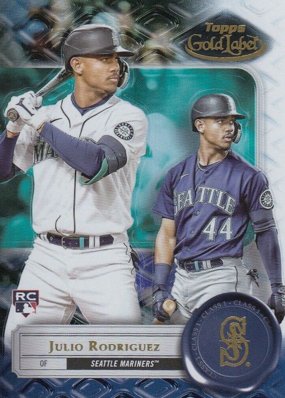 Julio Rodriguez 2022 Topps Gold Label #4 Class 1