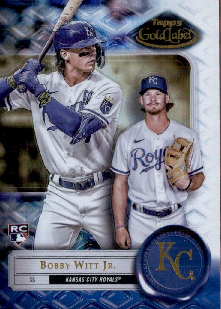 その他 PSA10 Topps Now Bobby Witt Jr Auto /49 BOBBY WITT JR SIGNED CONNECTS FOR 1st CAREER HR IN WIN TOPPS