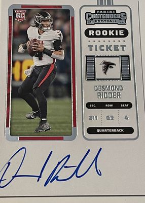 2022 Contenders #114 Rookie Ticket Auto