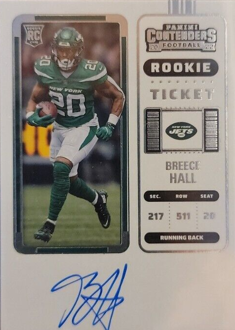 NFL Breece Hall auto 1of1 おまけ付き NFL Breece Hall auto 1of1 おまけ付き NFL Breece Hall auto