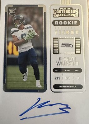 2022 Contenders #126 Rookie Ticket Auto