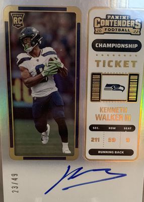 2022 Contenders #126 Rookie Ticket Auto - Championship Ticket /49