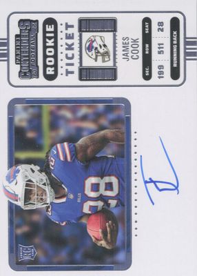 2022 Contenders #123 Rookie Ticket Auto Variation