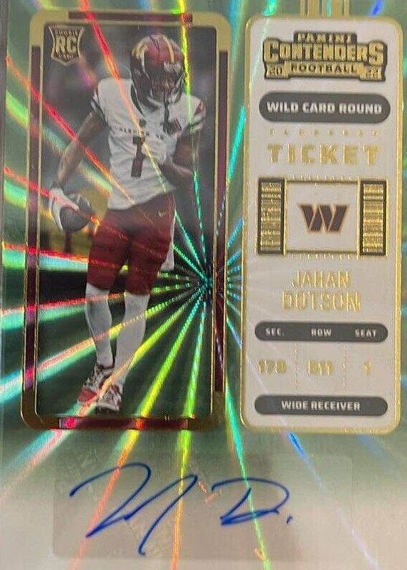 2022 Contenders #121 Rookie Ticket Auto - Wild Card