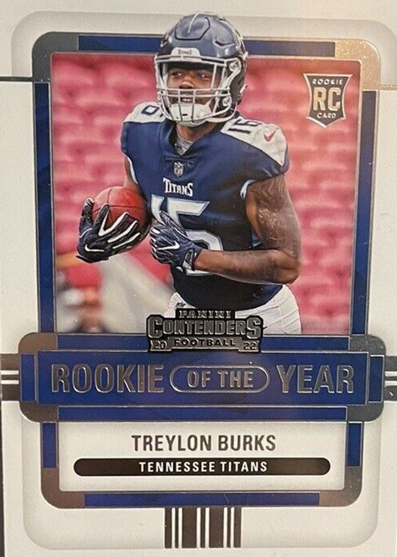 Treylon Burks 2022 Contenders #ROY-TBU Rookie of the Year Contenders BGS 9.5