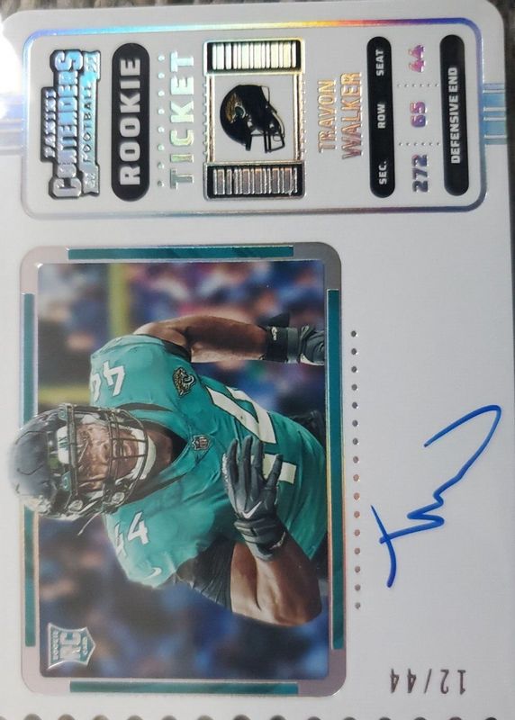 2022 Contenders #135 Rookie Ticket Auto Variation - Stub (/44)