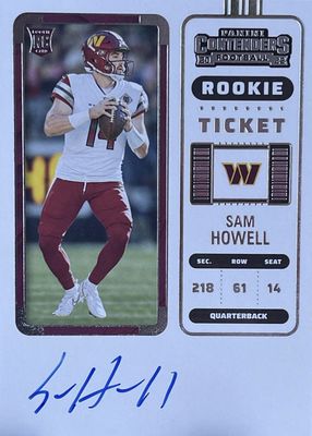 2022 Contenders #133 Rookie Ticket Auto