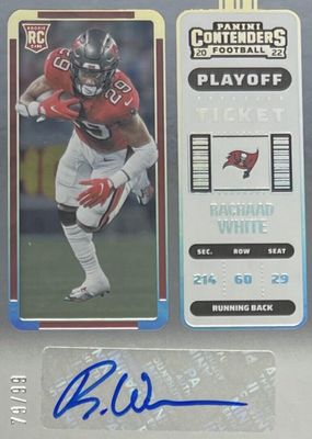 Rachaad White 2022 Prizm #343 Rookie Autographs Price Guide