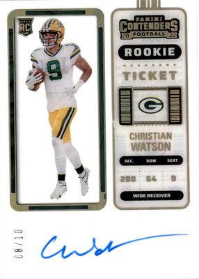 2022 Contenders #110 Rookie Ticket Auto - Clear Ticket /10