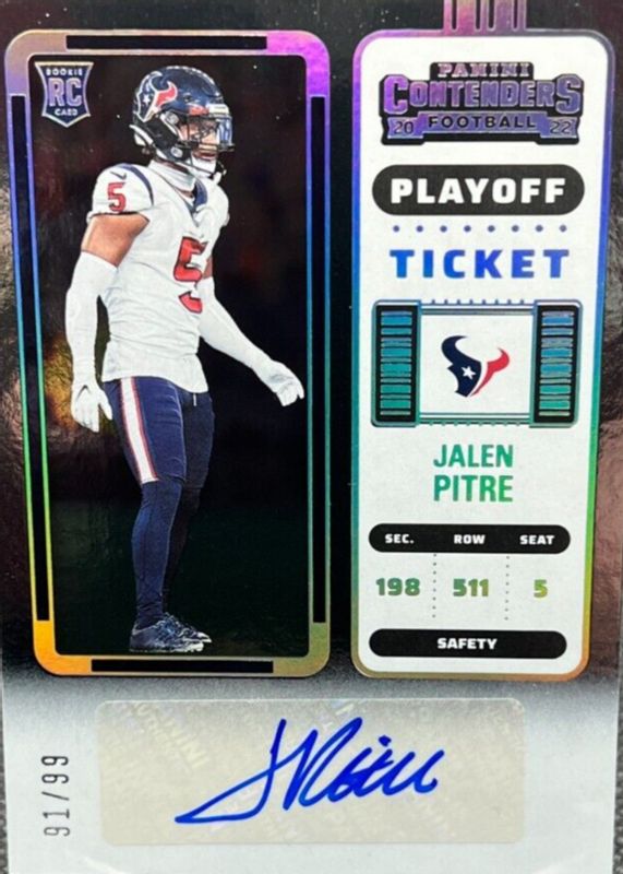 2022 Contenders #164 Rookie Ticket Auto - Playoff Ticket /99