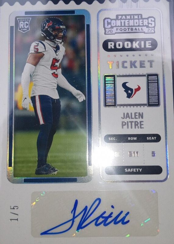2022 Contenders #164 Rookie Ticket Auto - Ticket Stub (/5)
