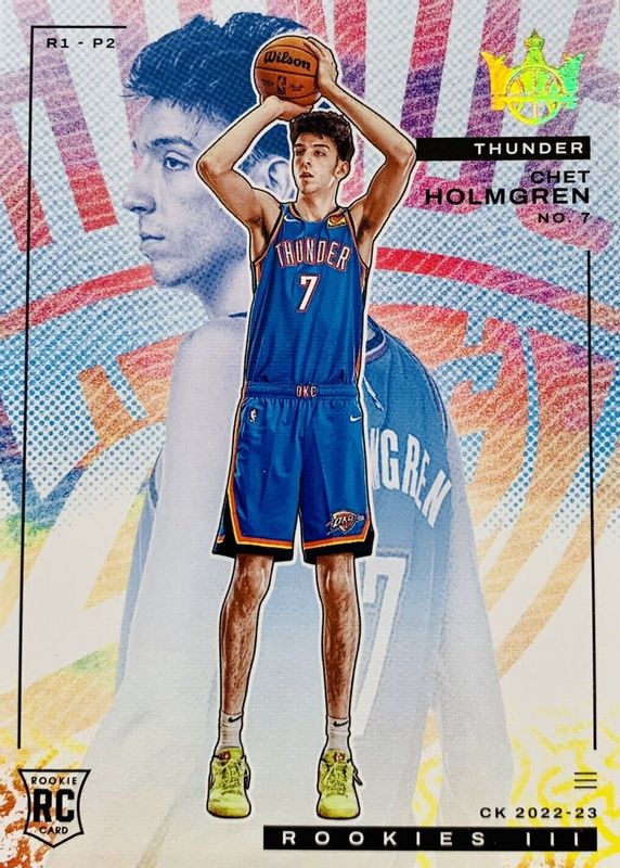 Chet Holmgren 2022 Court Kings #140 Rookies III Rookie RAW