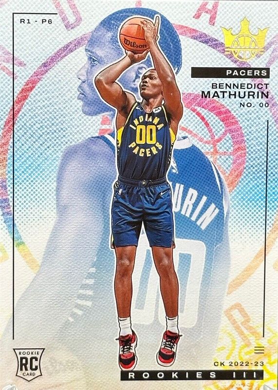 Bennedict Mathurin 2022 Court Kings #151 Rookies III Rookie BGS 9.5