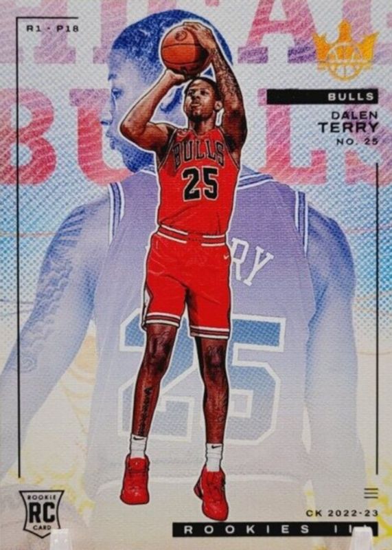 Dalen Terry 2022 Court Kings #145 Rookies III RAW
