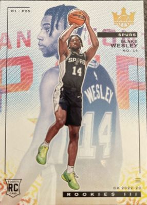 2022 Court Kings #135 Rookies III