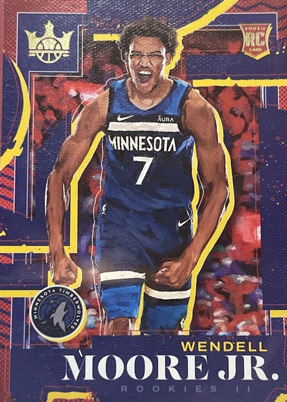 Wendell Moore Jr. 2022 Court Kings #109 Rookies II Rookie RAW