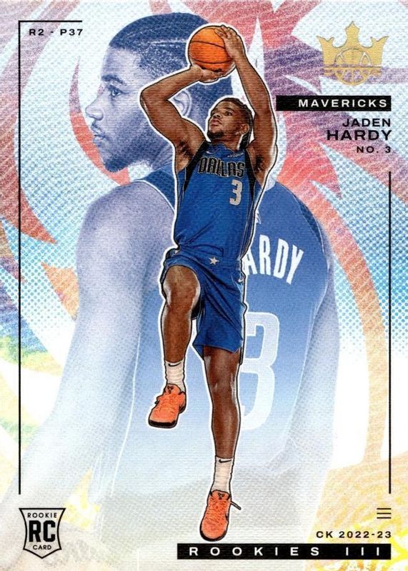 Jaden Hardy 2022 Court Kings #155 Rookies III Rookie PSA 9