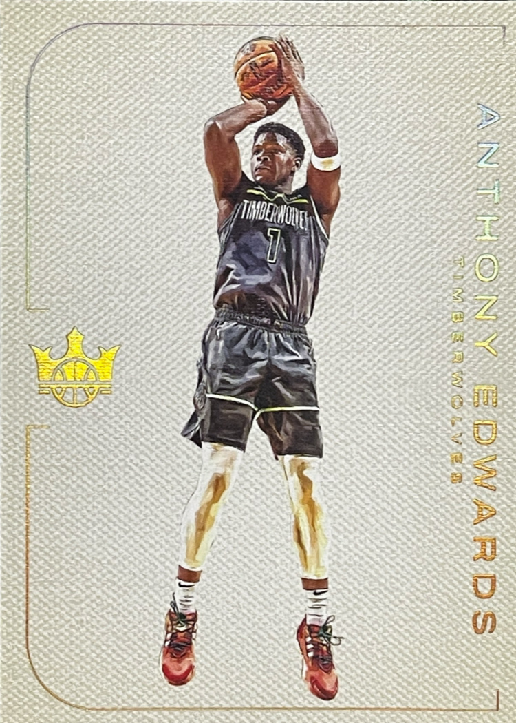 Anthony Edwards 2022 Court Kings #1 Blank Slate /(SSP) Price Guide