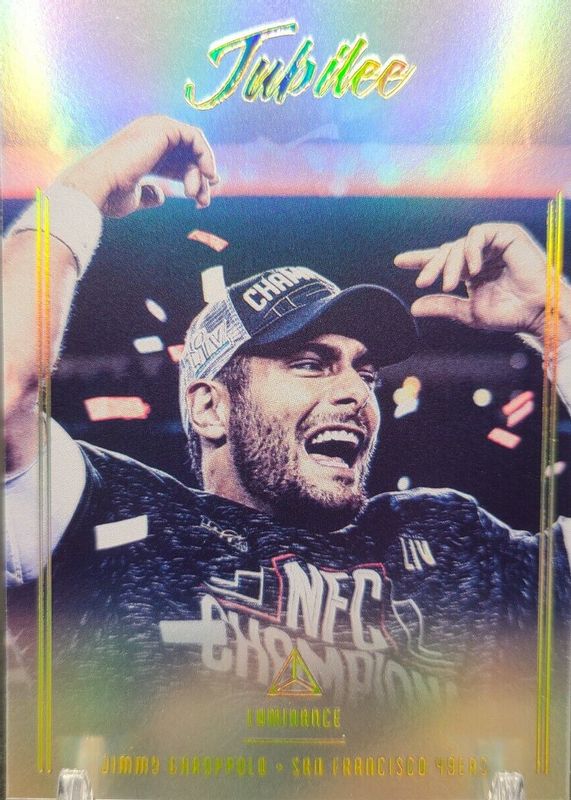 Jimmy Garoppolo 2020 Luminance #J2 Jubilee /(SSP) PSA 9