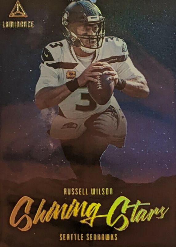 Russell Wilson 2020 Luminance #SS29 Shining Stars /(SSP) RAW