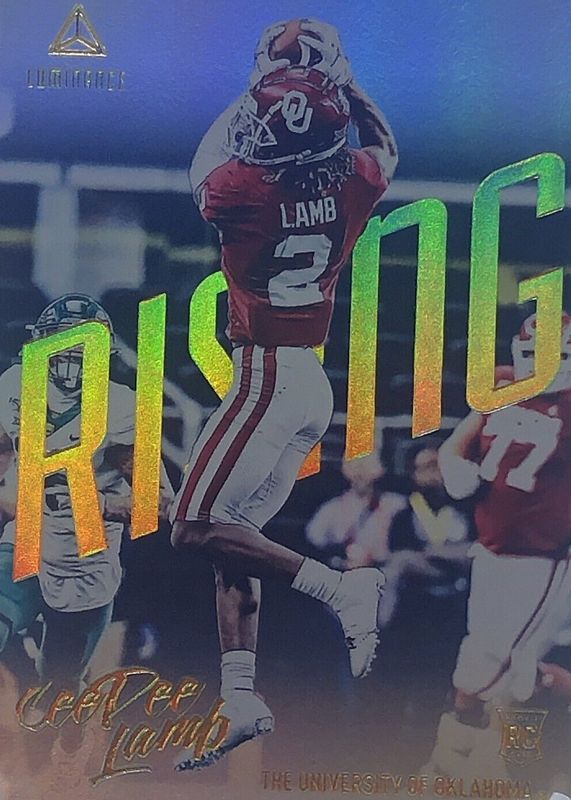 CeeDee Lamb 2020 Luminance #R8 Rising /(SSP) Rookie SGC 9.5