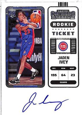 2022 Contenders #101 Rookie Ticket Auto