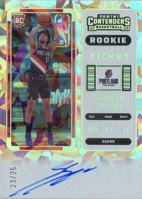 2022 Contenders #110 Rookie Ticket Auto - Cracked Ice Ticket /25
